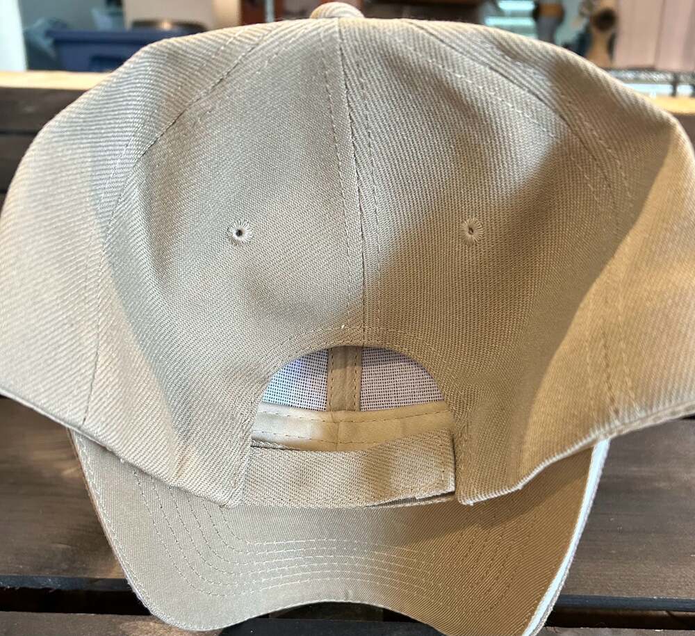 Ole Miss Rebels Colonel Reb Logo Khaki Adjustable Baseball Hat - Picture 4 of 5